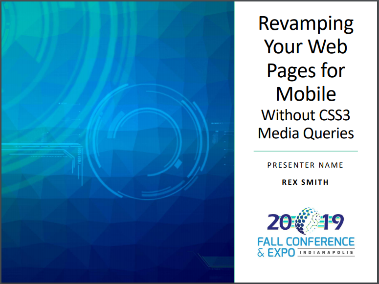 Revamping Your Web Pages Without CSS3 Media Queries presentation